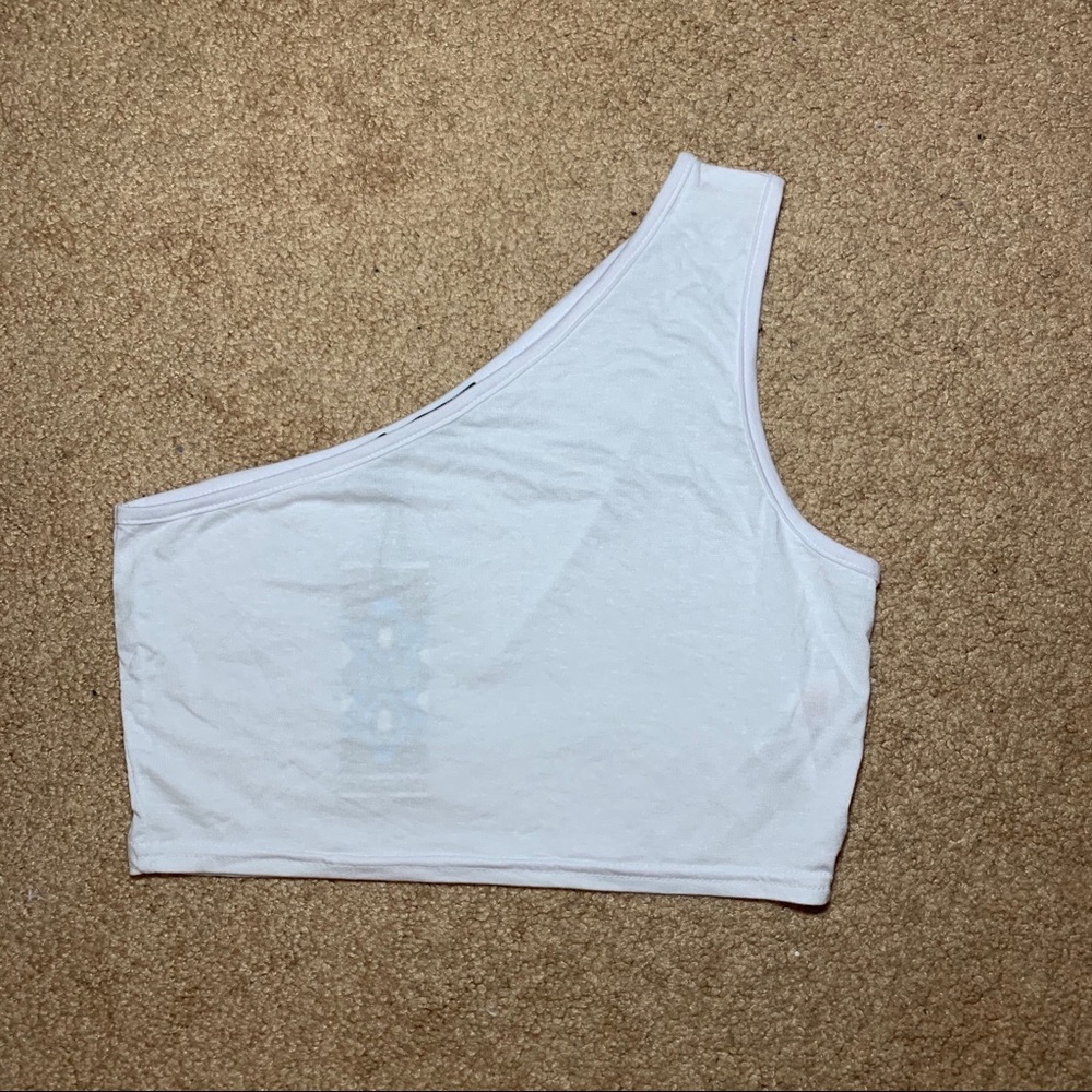 One Shoulder Crop Top